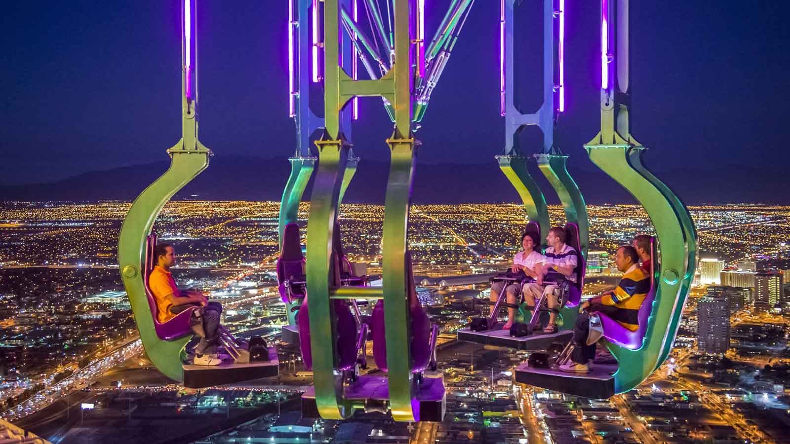 The STRAT SkyPod Thrill Rides (including SkyJump)
