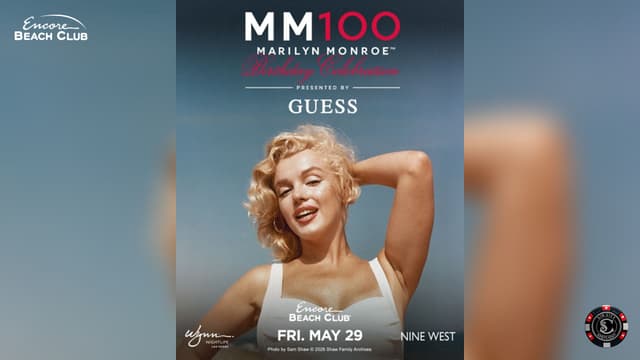 Marilyn Monroe Birthday Celebration Presented by Guess at Encore Beach Club